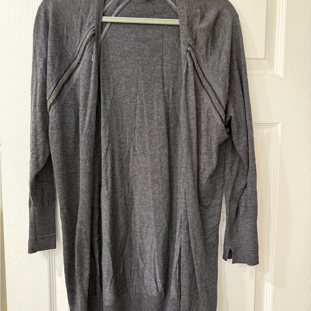Halston Heritage Charcoal Knit Sweater